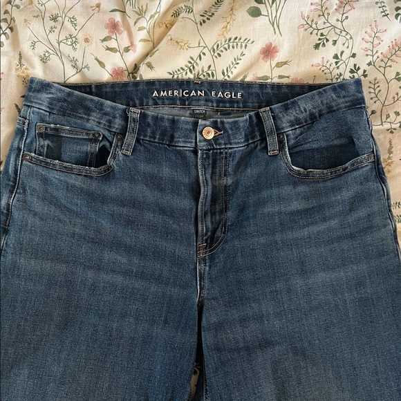 American Eagle Dark Wash Curvy Stovepipe - Picture 2 of 5